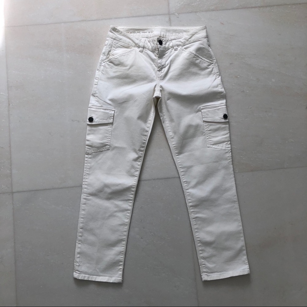 White Capri Pants